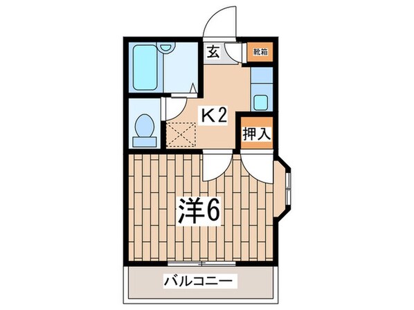 スカイハイツの物件間取画像